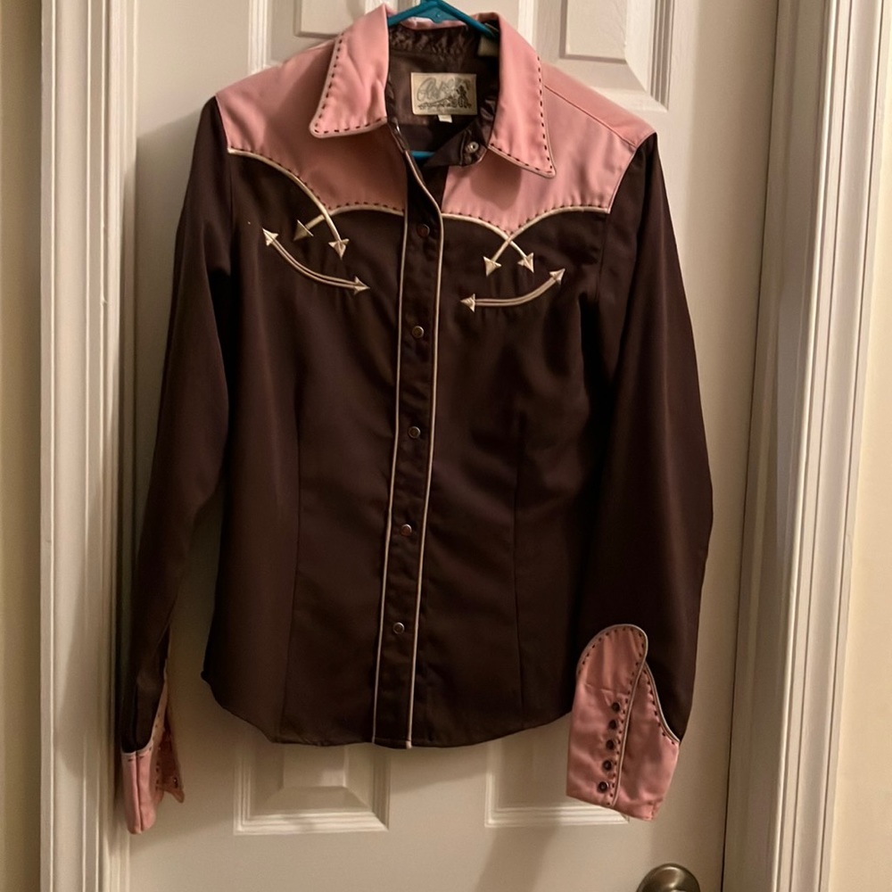 Pearl Snap cowgirl western rodeo shirt